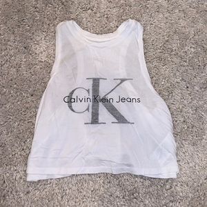 NWOT CALVIN KLEIN Tee🤍